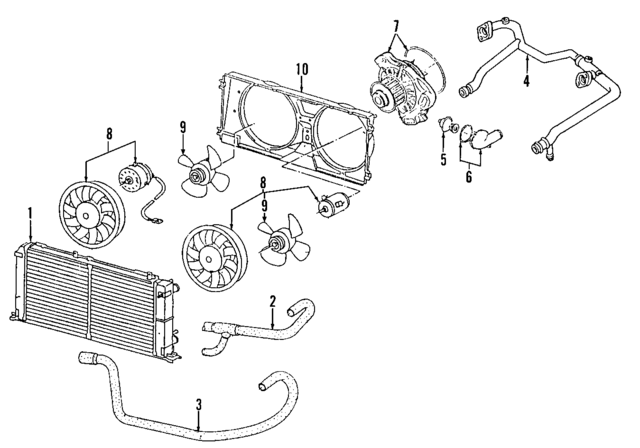 7L6121253E - : Radiator for Audi Image
