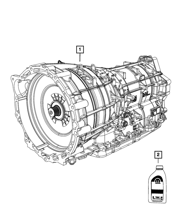 RL415437AE - Transmission: 8 Speed Transmission for Mopar Image