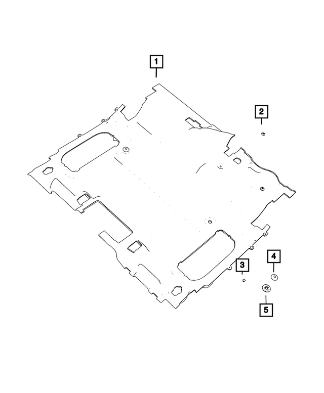 7GR86TX7AB - Interior Trim: Rear Floor Covering for Mopar Image
