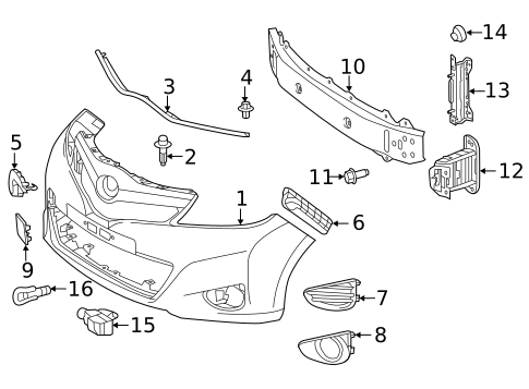 Controls for 2012 Toyota Yaris #0