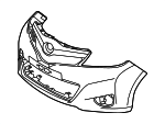 5211952965 - Body: Bumper Cover for Toyota: Yaris Image