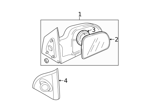 Mirrors for 2009 Hyundai Tucson #0