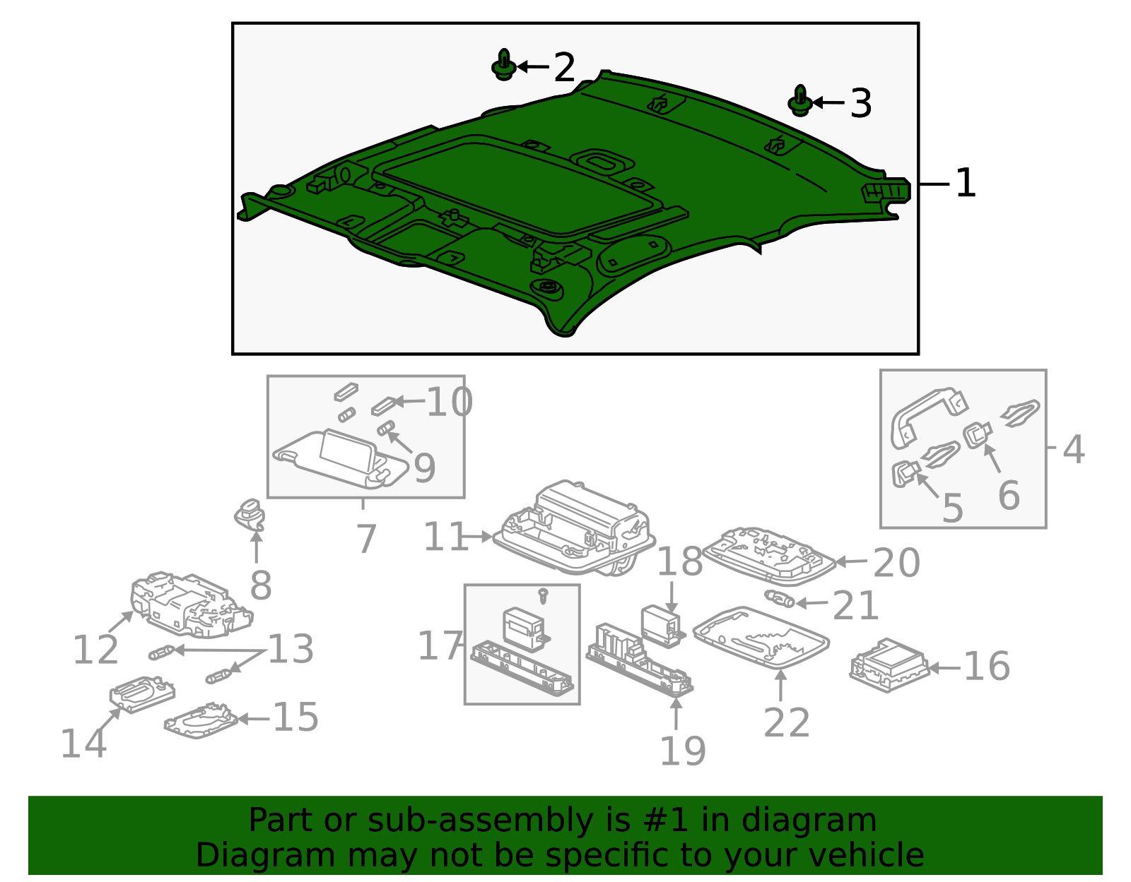 83200-TE0-A11ZA - Headliner 2008-2012 Honda Accord | Honda Parts HQ