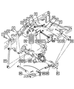 6508771AA - Rear Suspension: Nut, Mounting for Chrysler: Aspen | Dodge: Durango Image