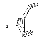 6102752050 - Body: Hinge Pillar for Toyota Image