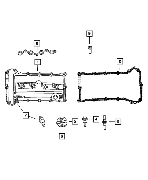 Cylinder Head for 2009 Dodge Journey #2