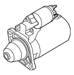 12911023H - : Starter for Audi: Q7 Image