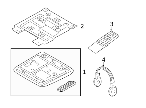 Entertainment System Components for 2011 Kia Sorento #0