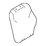64150AN10AST - Body: Seat Back Cover for Subaru: Legacy Image