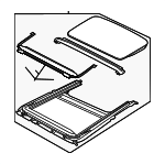12768735 - Body: Sunroof Assembly for Saab: 9-3, 9-3X Image