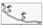 T2H40961 - Suspension: Stabilizer Bar for Jaguar Image