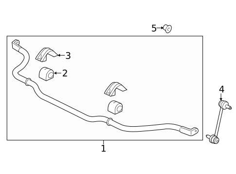 Stabilizer Bar & Components for 2023 Jaguar XF #1