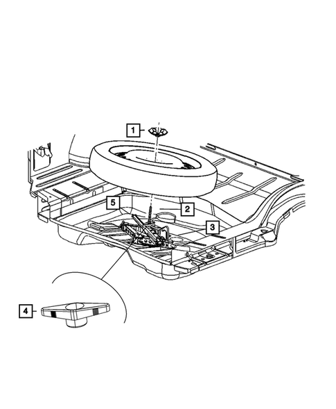 Jack Stowage for 2011 Chrysler 300 #0