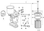 11427833769 - Engine: Set Oil-Filter Element for BMW Image