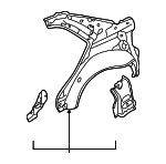 BJ0J7111X - : Inner Panel for Mazda: Protege Image