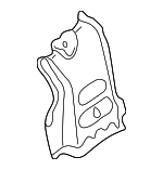 B25D70120 - Body: Inner Reinforced for Mazda: Protege Image