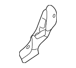 B25D70112 - Body: End Plate for Mazda: Protege, Protege5 Image