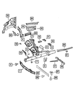 68006265AA - : Bracket, Left for Mopar Image