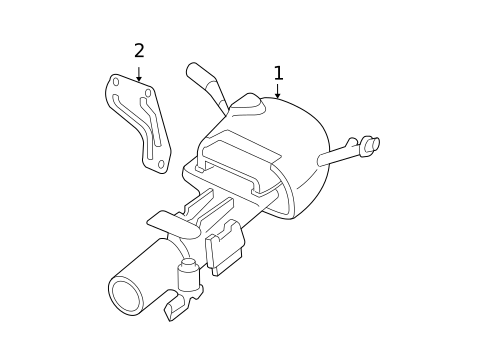 Steering Column Assembly for 2007 Cadillac DTS #0
