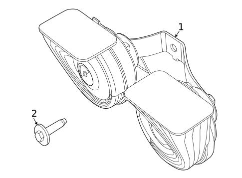 Horn for 2021 Ram 2500 #0