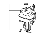 8531560500 - Body: Washer Reservoir for Toyota Image