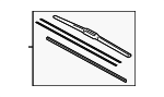 8522260310 - : Wiper Blade for Toyota: Land Cruiser Image