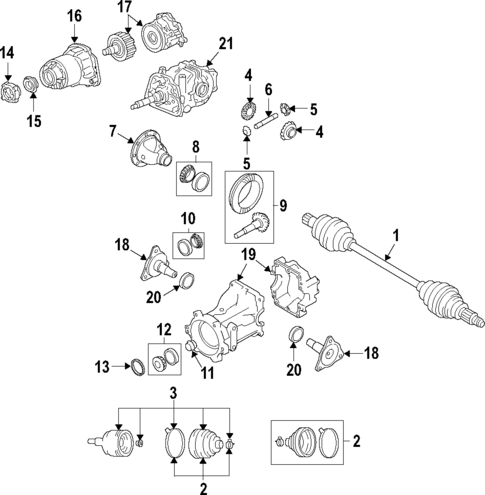 Differential for 2011 Suzuki SX4 #0