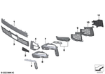 51118092670 - : Trim On Grille, Side, Right for BMW Image
