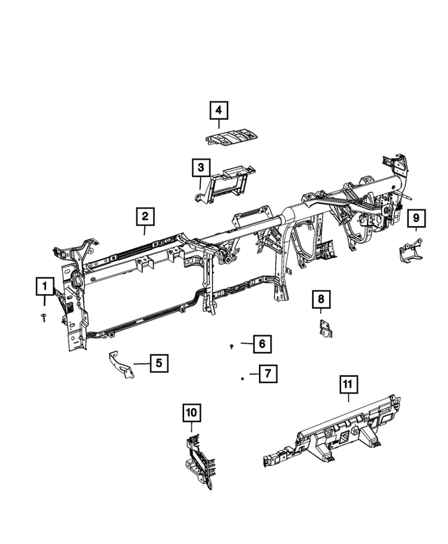 6512975AA - Interior Trim: Hex Head Bolt And Washer for Mopar Image