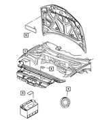 68213176AA - Labels: Coolant System Cap Label for Mopar Image