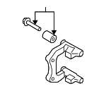 8K0615425A - : Disc Brake Caliper Bracket for Audi Image