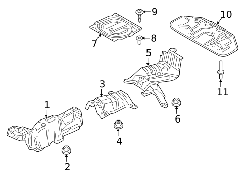 Heat Shields for 2021 Mazda CX-3 #0