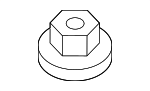 9YB160602 - Body: Floor Pan Heat Shield Nut for Mazda Image