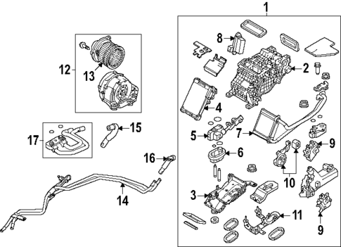Rear Evaporator for 2025 Mazda CX-70 #0