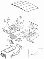 83800623672 - : Floor Mat Assembly, Trunk for Honda Image