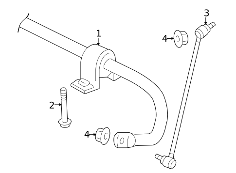 Stabilizer Bar & Components for 2024 Volkswagen Taos #2