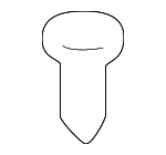 MU481140 - Body: Weatherstrip Clip for Mitsubishi Image