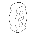 31257587 - Exhaust: Converter &amp; Pipe Shackle for Volvo Image