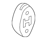 9186408 - Exhaust: Muffler &amp; Pipe Shackle for Volvo Image