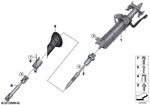 32306864137 - Steering: Steering Shaft, Center for BMW Image