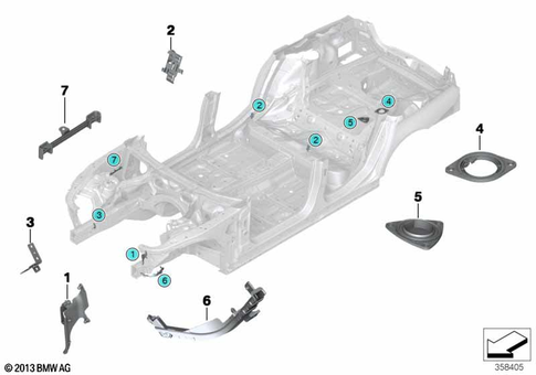 Single Components Wiring Harness Repair for 2014 BMW 535dX #21