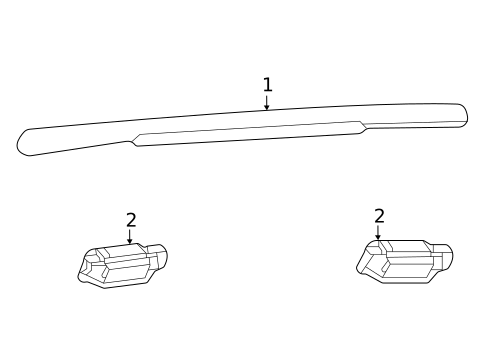 Exterior Trim - Roof for 2021 Toyota Mirai #0