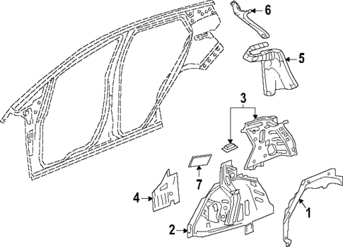 Inner Structure for 2023 Chevrolet Bolt EUV #0