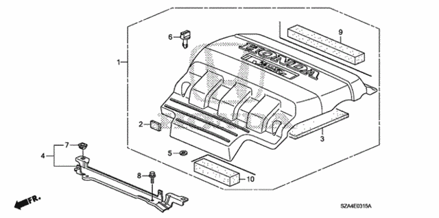 Engine Cover for 2010 Honda Pilot #0