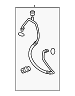 BDTS614G0A - HVAC: Discharge Hose for Mazda: 3, CX-30 Image
