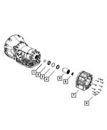 5140844AA - NAG1; W5J400 - W5A330; 5-Speed; Automatic Transmission: Intermediate Shaft for Mopar Image