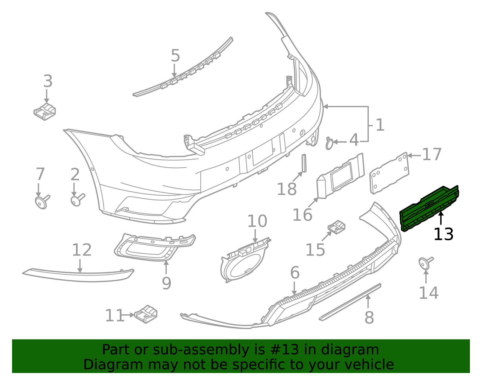2021-2025 Porsche 911 Air Outlet Case 992-807-954-P-OK1 | OEM