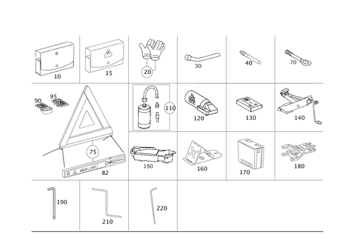 Tools and Accessories for 2008 Mercedes-Benz CLK350 #0