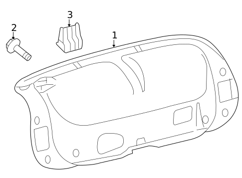 Interior Trim - Trunk for 2011 Lexus GS450h #0