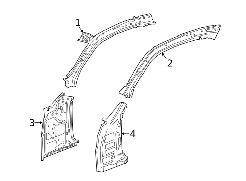 Hinge Pillar for 2020 Chevrolet Camaro #0